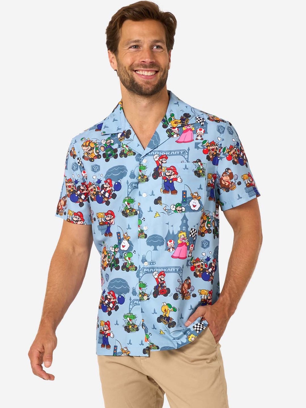 OppoSuits Mario Bros Kart Hawaiian Shirt